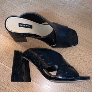 Nine West block heels